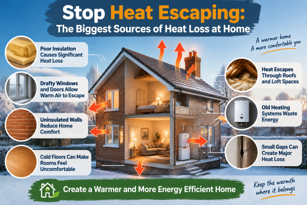 Stop Heat Escaping: The Biggest Sources of Heat Loss at Home