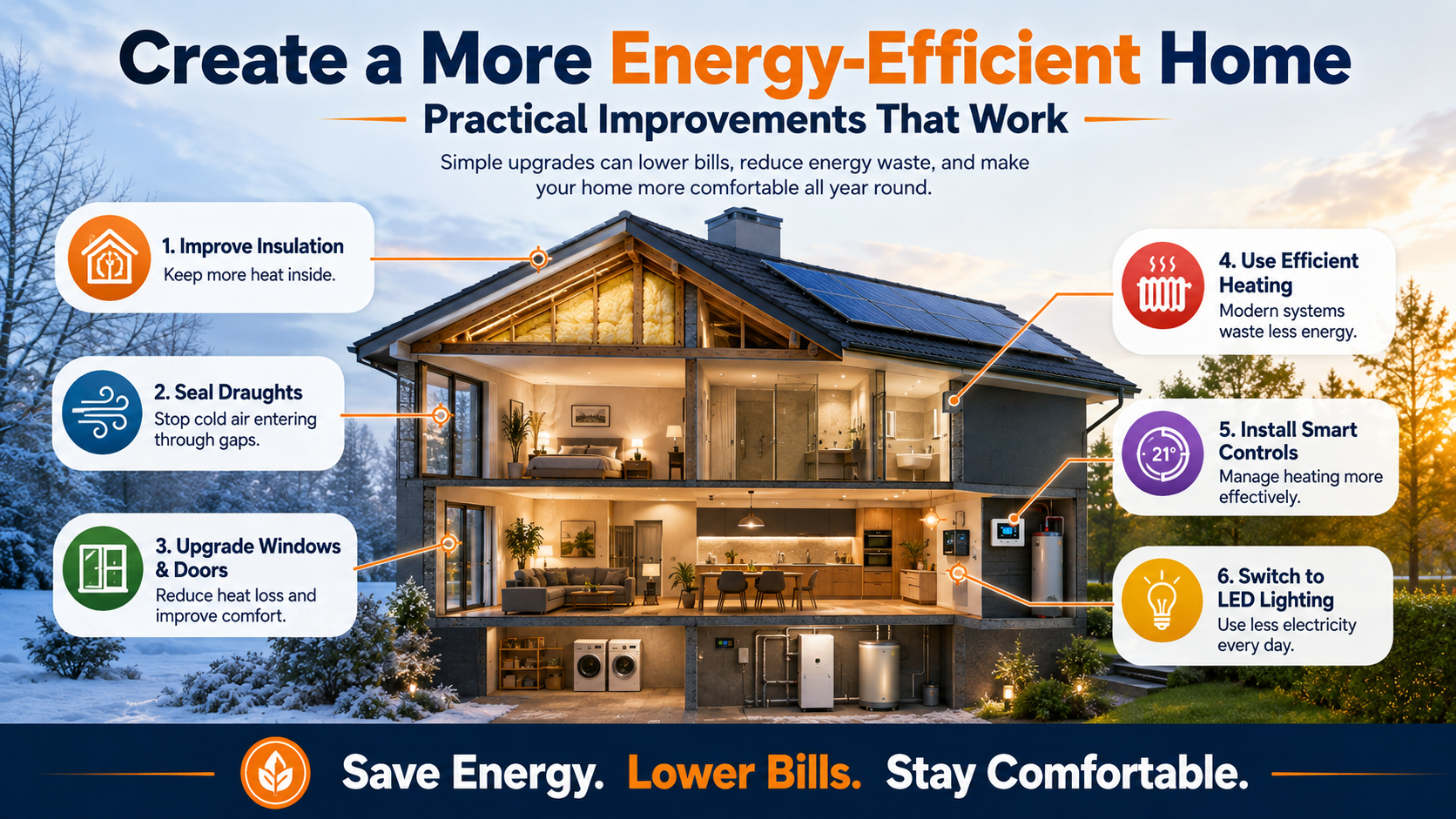 Create a More Energy-Efficient Home: Practical Improvements That Work