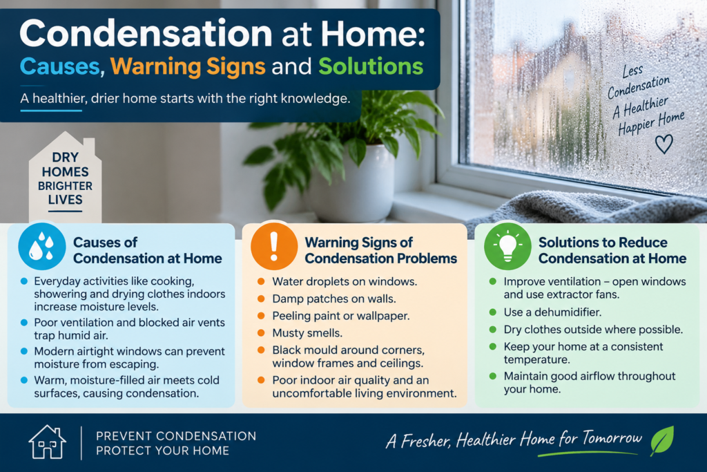 Condensation at Home: Causes, Signs, Solutions