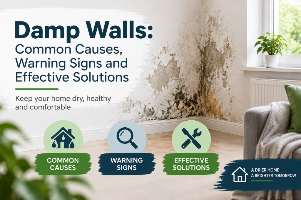 Damp Walls: Causes, Signs and Solutions