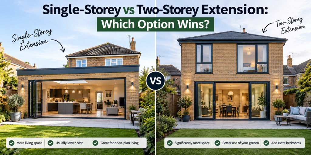 Single-Storey vs Two-Storey Extensions